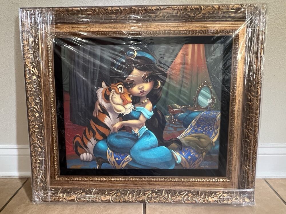 NEW SOLD OUT*** Disney Jasmine Becket-Griffith Princess Jasmine and Rajah Giclee